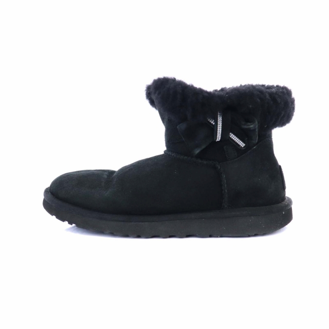 アグ UGG ムートンブーツ ショートブーツ ローヒール ラウンドトゥ 
