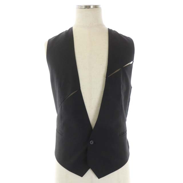 ディオールオム Dior HOMME 1B ウール ジレ ベスト 前開き 44 