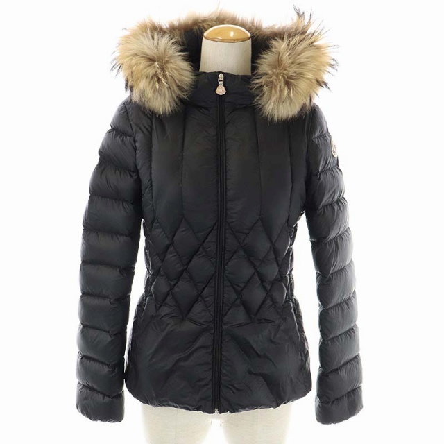 モンクレール MONCLER ADANNA ダウンジャケット ジップアップ ファー 