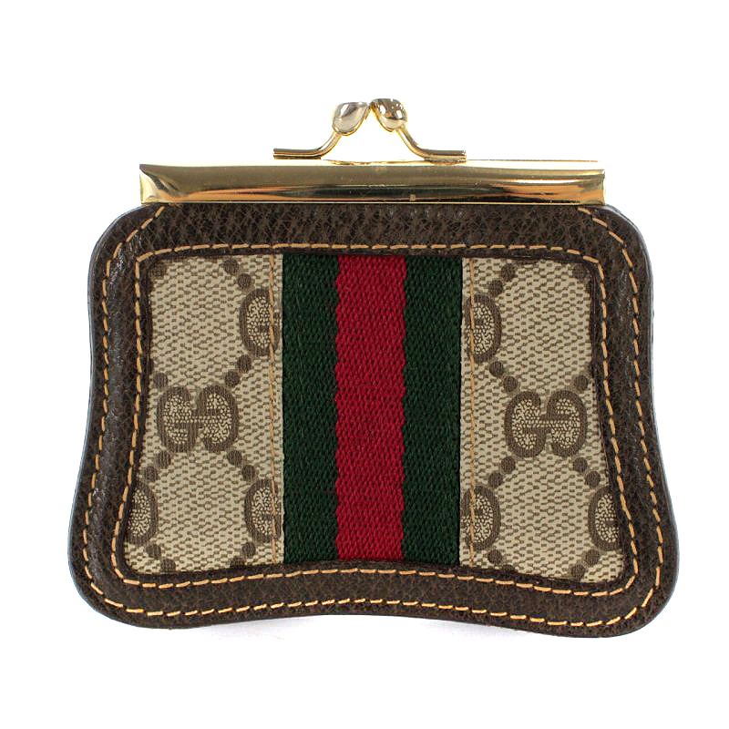 グッチ GUCCI GGキャンバス シェリーライン 小銭入れ コインケース 