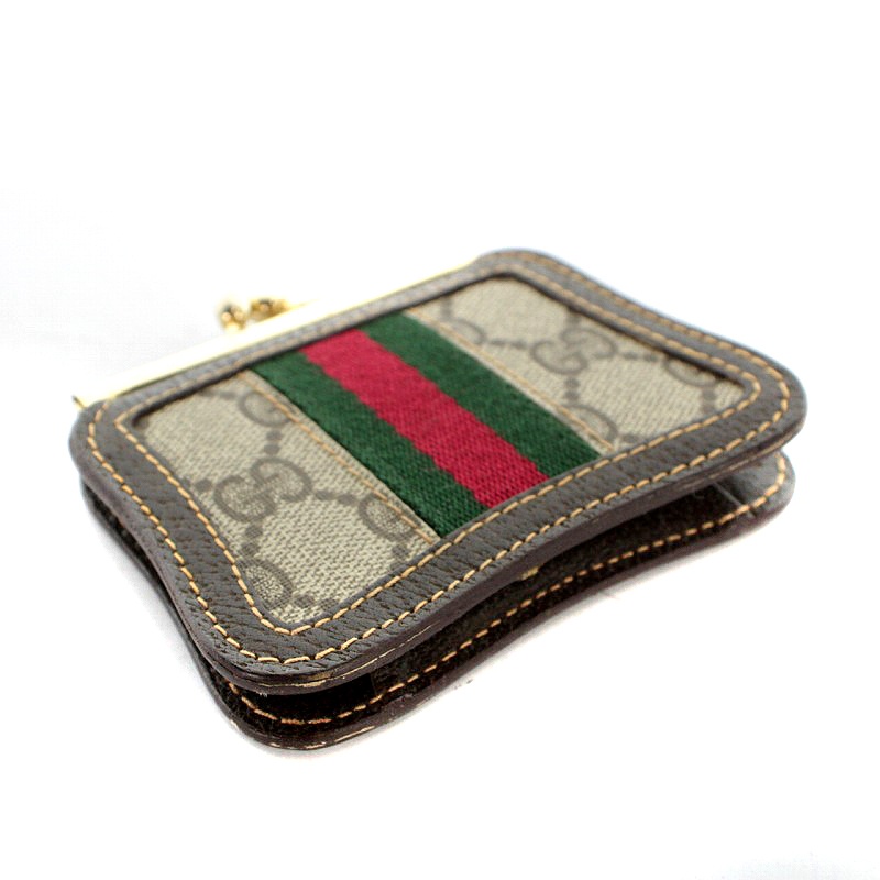 グッチ GUCCI GGキャンバス シェリーライン 小銭入れ コインケース 