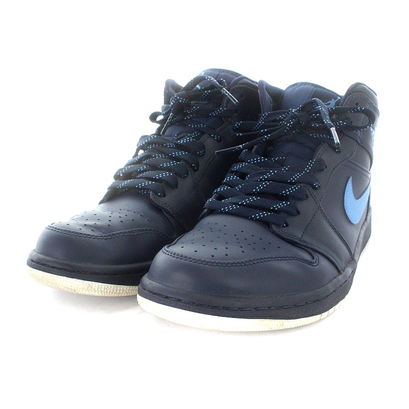 ナイキ NIKE AIR JORDAN 1 RETRO MID OBSIDIAN UNIVERSITY BLUE エア 