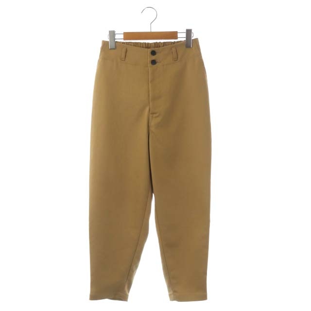 ルクスルフト Luxluft パンツ テーパード ジッパーフライ 36 ベージュ  