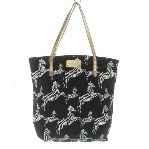 ケイトスペード KATE SPADE シマウマ トートバッグ ハンドバッグ 