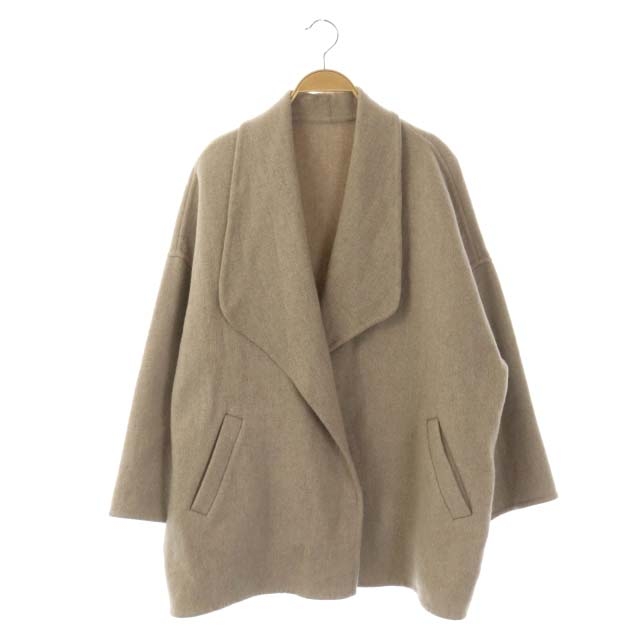 【美品】stola. ウールリバーショール衿コート stola. ウールリバーショール衿コート
