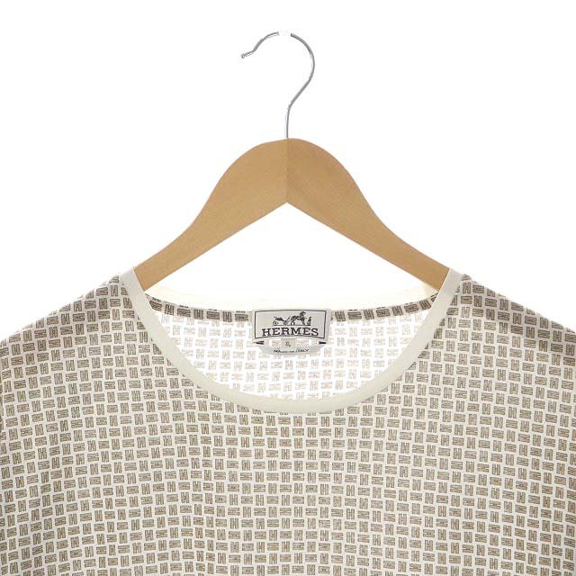 エルメス HERMES 総柄プリント Tシャツ カットソー ボートモチーフ 