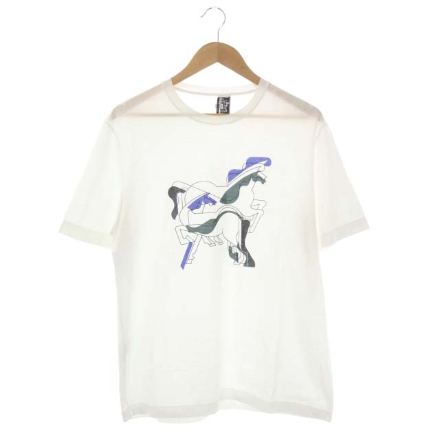 エルメス HERMES ブラジリアンホースプリントTシャツ カットソー 半袖 
