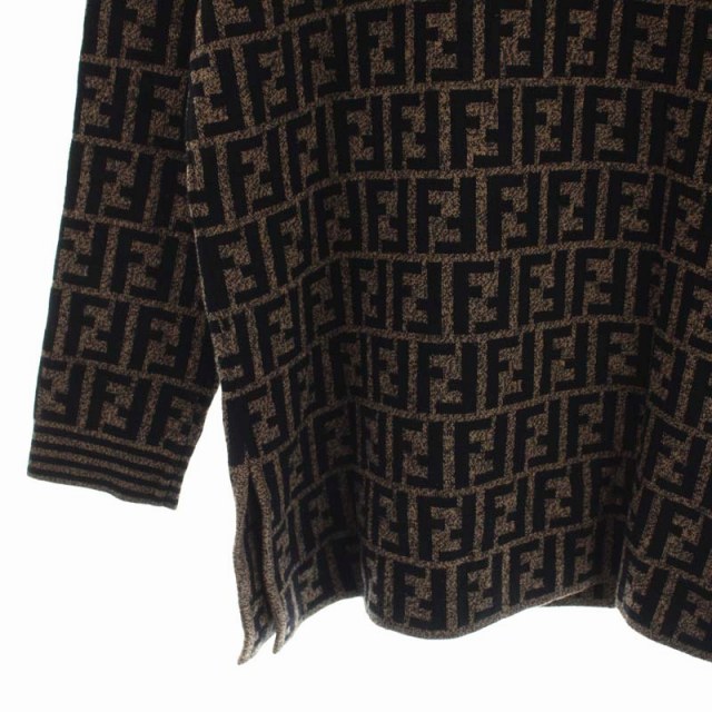 フェンディ FENDI ズッカ柄 タートルネック ニット セーター 