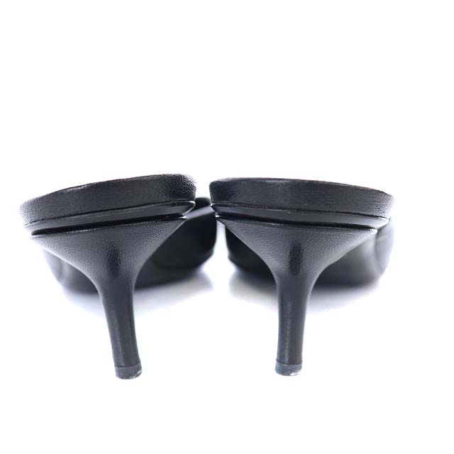 GUCCI ブラック ポインテッドトゥ ミュール GUCCI 黒 ポインテッドトゥ ミュール 【公式通販】