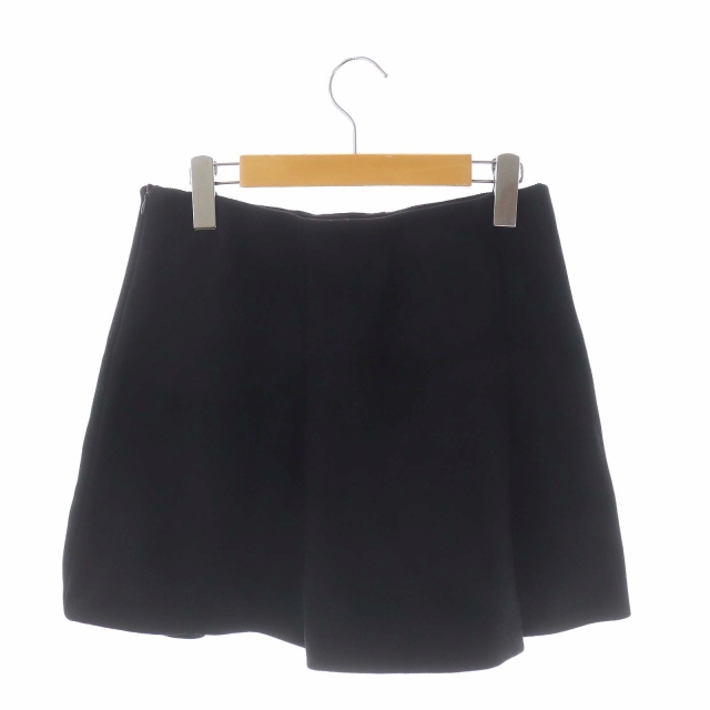 ミュウミュウ miumiu ボックスプリーツ ウール スカート 台形 ミニ 38  