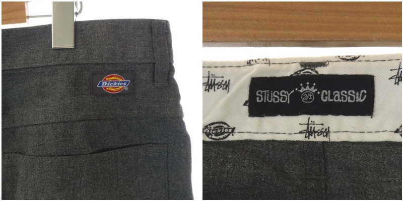 ディッキーズ Dickies × ステューシー STUSSY ワークパンツ