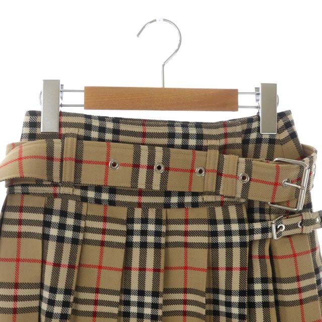 バーバリー BURBERRY ヴィンテージチェック ラップ ミニスカート  