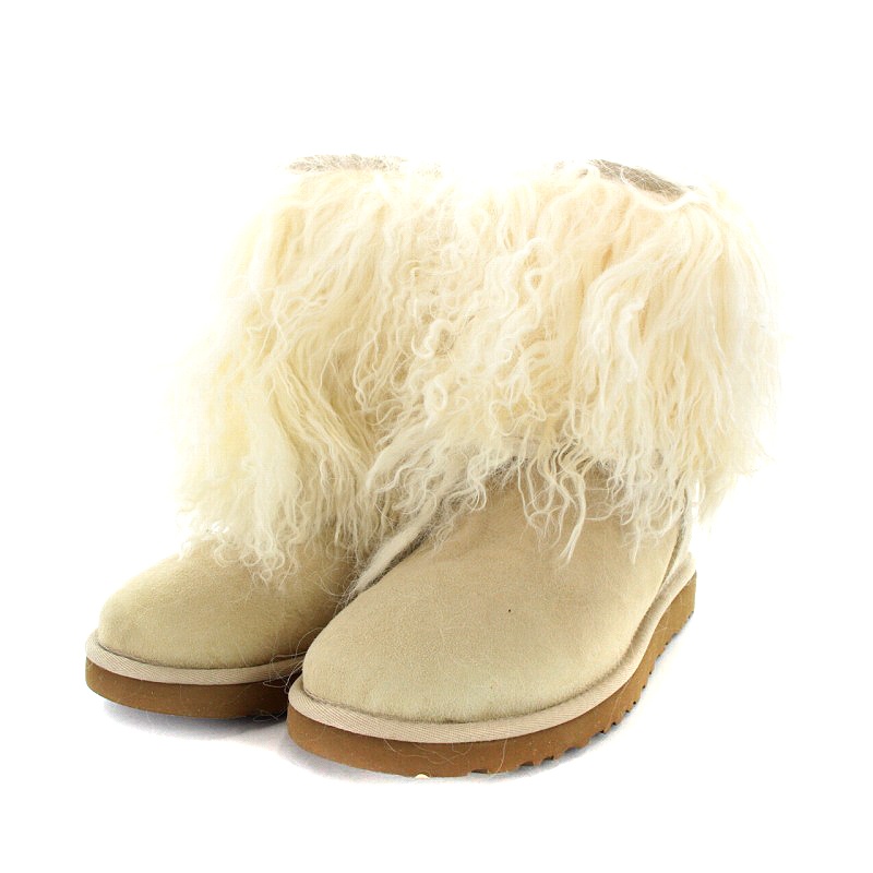 美品]UGG Australia M BURKERT革ブーツ 裏起毛 27cm（アグ  