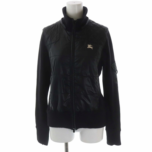 バーバリーゴルフ BURBERRY GOLF ニット切替ジャケット ショート バーバリーゴルフ BURBERRY GOLF ニット切替ジャケット ショート