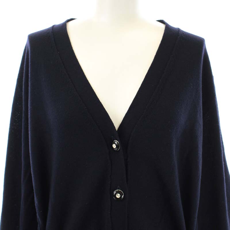 ミュウミュウ miumiu リボン付きカーディガン ニット 長袖 Vネック  