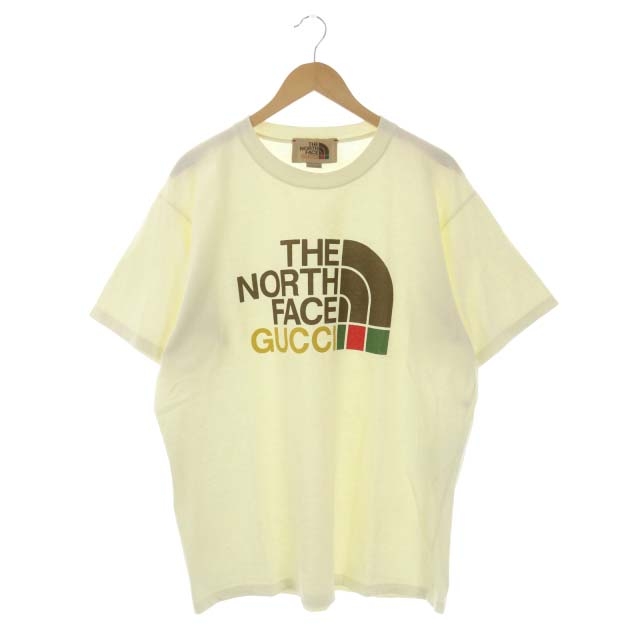 グッチ GUCCI × THE NORTH FACE 21SS ロゴプリント Tシャツ カットソー 