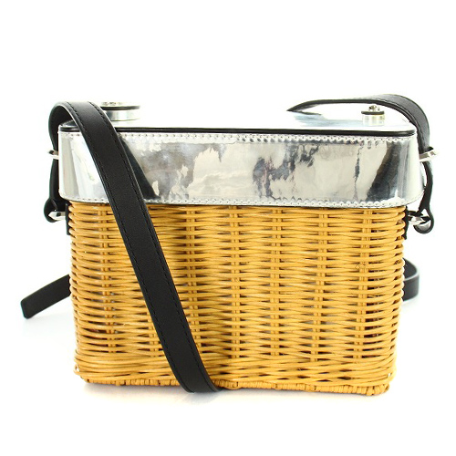 ケイトスペード KATE SPADE カメラ型 かごバッグ ショルダーバッグ  