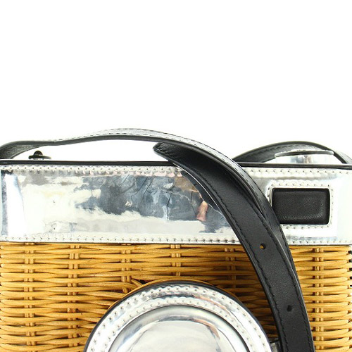 ケイトスペード KATE SPADE カメラ型 かごバッグ ショルダーバッグ  