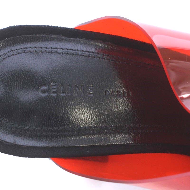 セリーヌ CELINE フィービーファイロ クリアサンダル ミュール