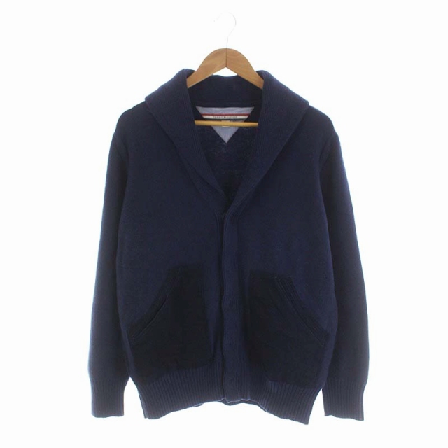 トミーヒルフィガー TOMMY HILFIGER ニットジャケット ショールカラー 