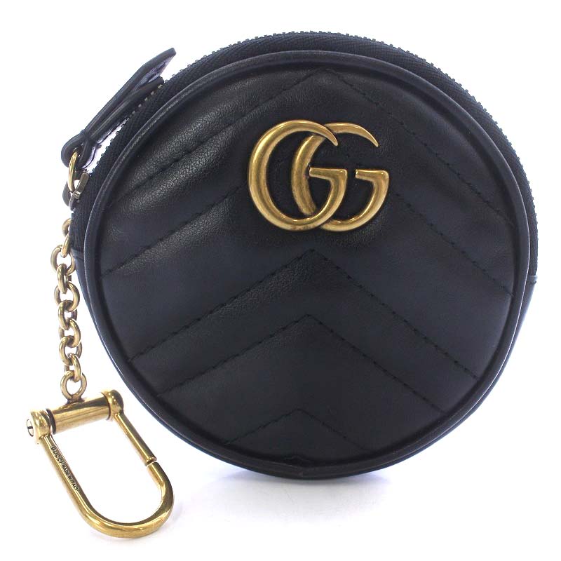 グッチ GUCCI GGマーモント ハート キルティング コインケース 小銭 