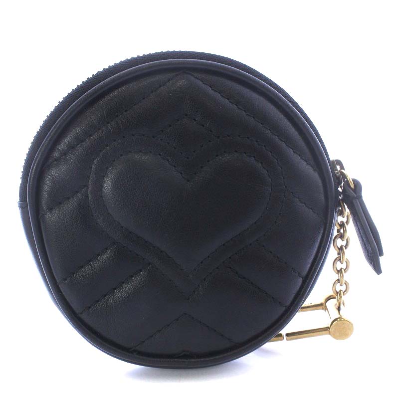 グッチ GUCCI GGマーモント ハート キルティング コインケース 小銭 