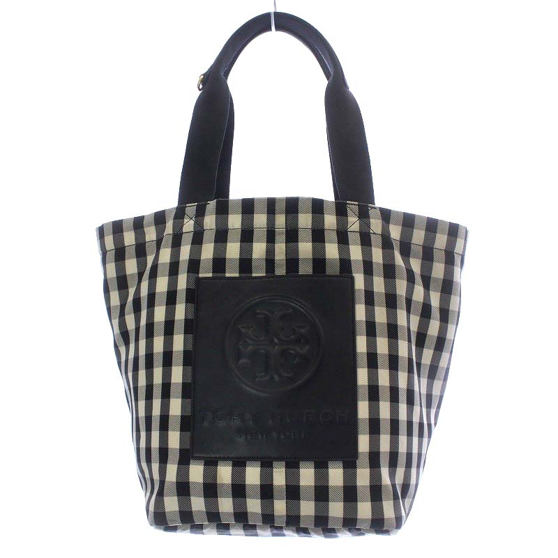 トリーバーチ TORY BURCH トートバッグ ハンドバッグ ギンガムチェック  