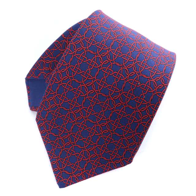 エルメス HERMES ネクタイ チェーン柄 シルク 紺 赤 ネイビー レッド 楽天市場】【新品】エルメス HERMES ネクタイ シルクツイルタイ