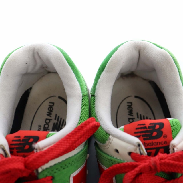 New Balance バスケットボールシューズ レッド/グリーン ニューバランス NEW BALANCE ローカットスニーカー シューズ スエード