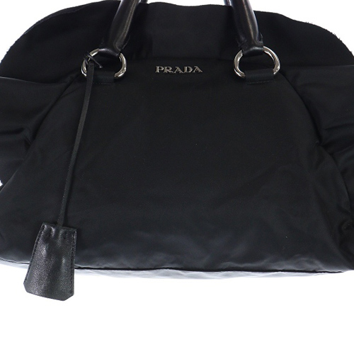 プラダ PRADA ハンドバッグ トートバッグ テスートナイロン フリル  