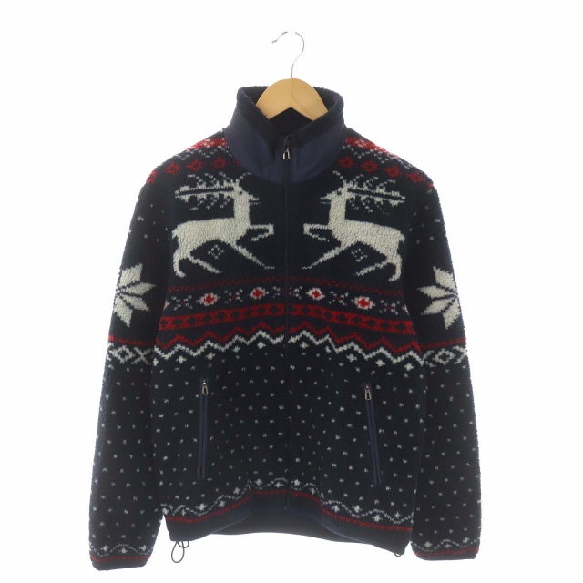 ポロ ラルフローレン POLO RALPH LAUREN ノルディック柄ボアブルゾン 