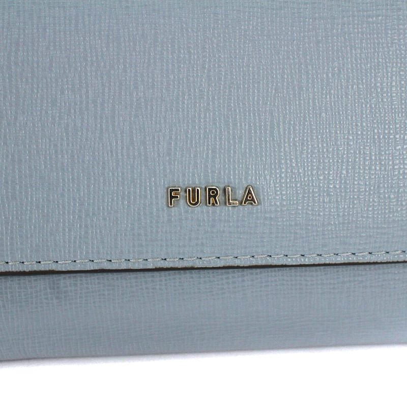 フルラ FURLA 財布 三つ折り レザー 水色 /AK29 レディース 170