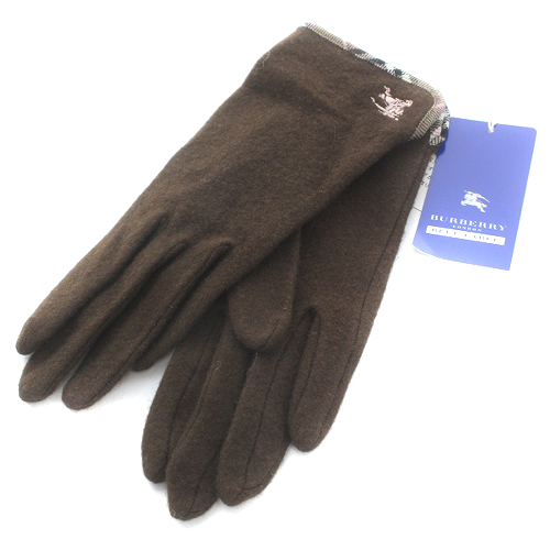 未使用品 バーバリーブルーレーベル BURBERRY BLUE LABEL 手袋 