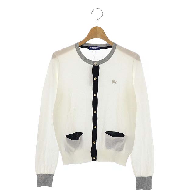 未使用品 バーバリーブルーレーベル BURBERRY BLUE LABEL バイカラー 