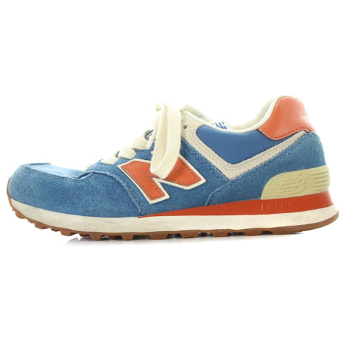 ニューバランス NEW BALANCE ML574LB スニーカー ロゴ スエード 切替 
