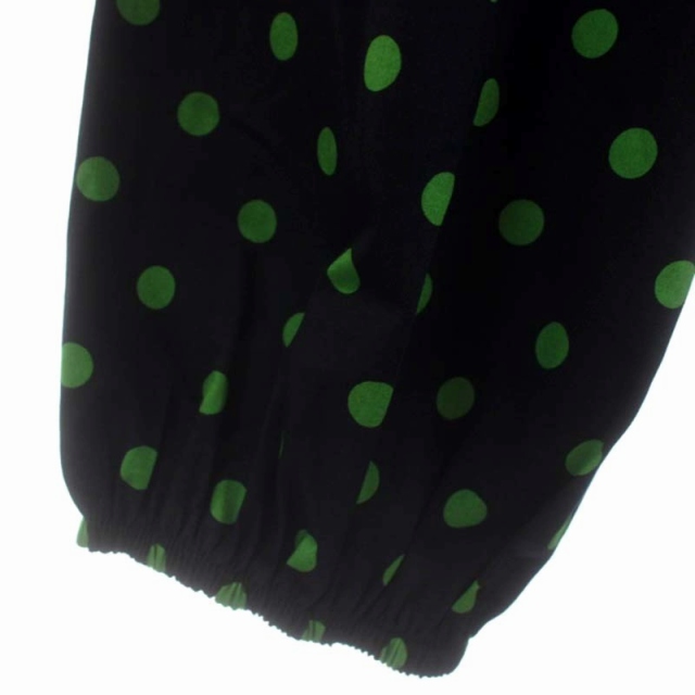 ケイトスペード KATE SPADE ワンピース 七分袖 ロング ドット ラウンド  