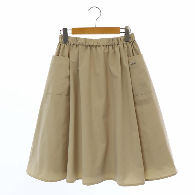 ルネ Rene basic ベーシック サイドポケット フレアスカート 膝丈 34  