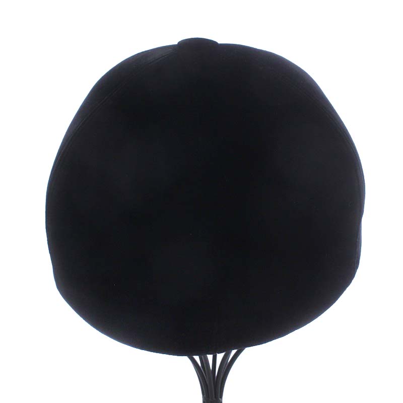 シャネル CHANEL 帽子 キャスケット ジョッキーキャップ ベロア ココ