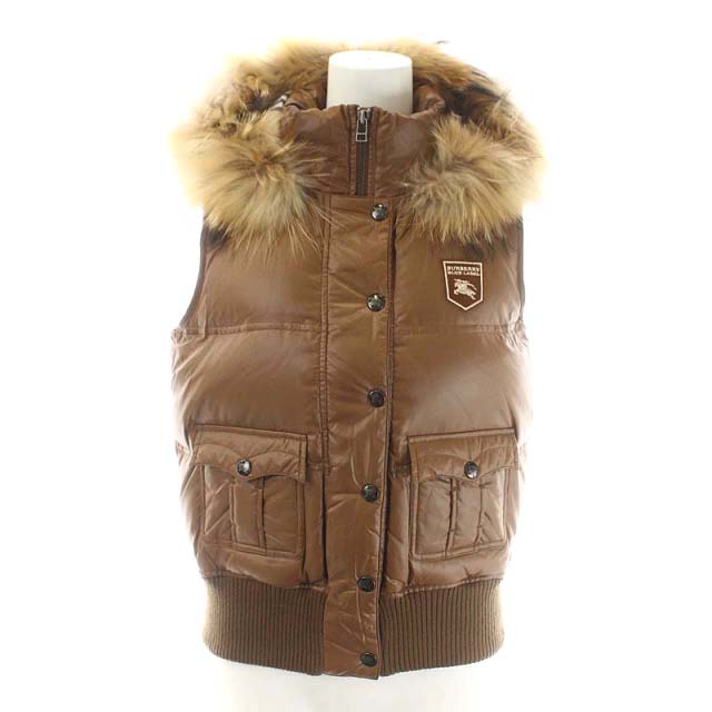 未使用品 バーバリーブルーレーベル BURBERRY BLUE LABEL ファー付き 