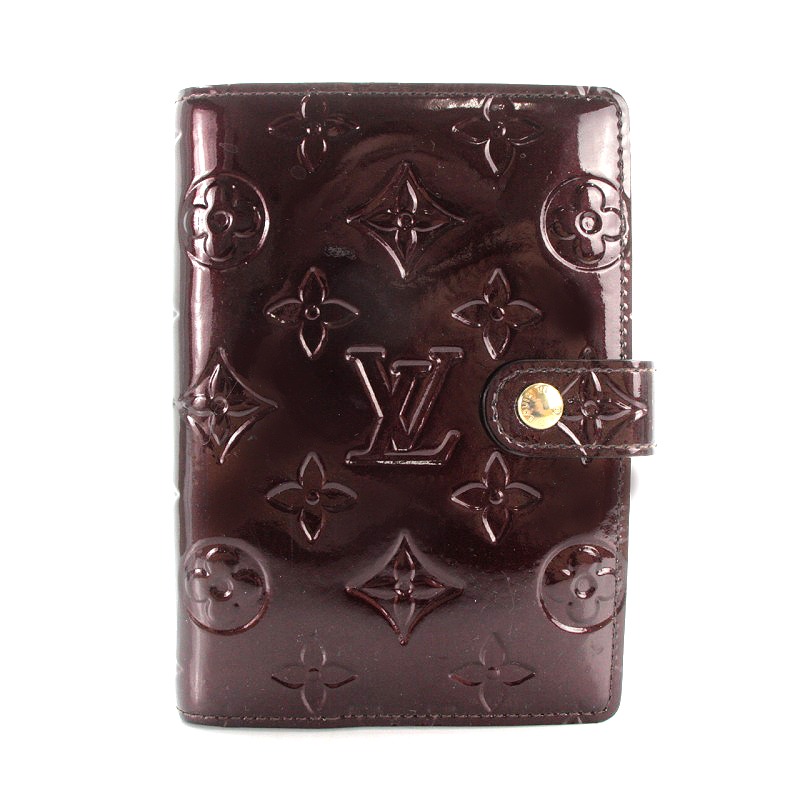 ルイヴィトン LOUIS VUITTON ヴェルニ アジェンダPM アマラント 手帳  