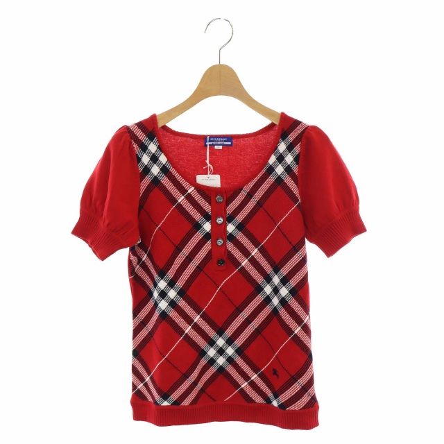 未使用品 バーバリーブルーレーベル BURBERRY BLUE LABEL ニット 