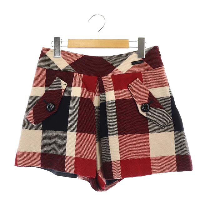 バーバリーブルーレーベル BURBERRY BLUE LABEL チェック柄キュロット  