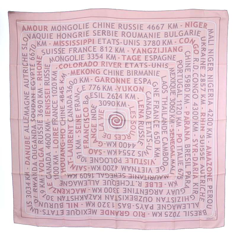 エルメス HERMES スカーフ カレ90 LES SOURCES DE LA VIE 生命の源  