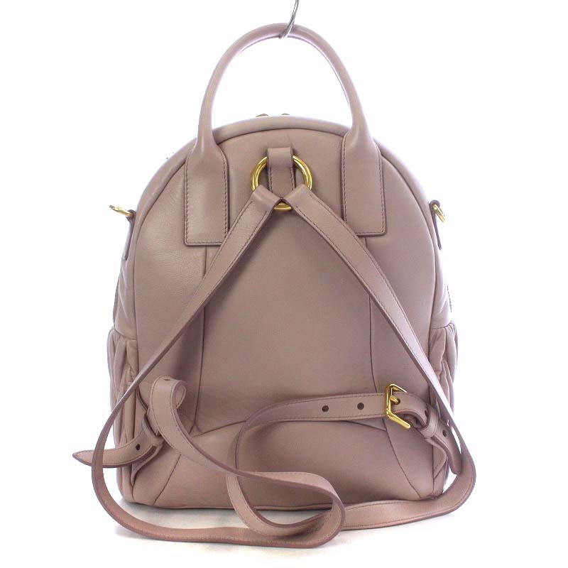 ミュウミュウ miumiu マテラッセ バッグ リュックサック バックパック  