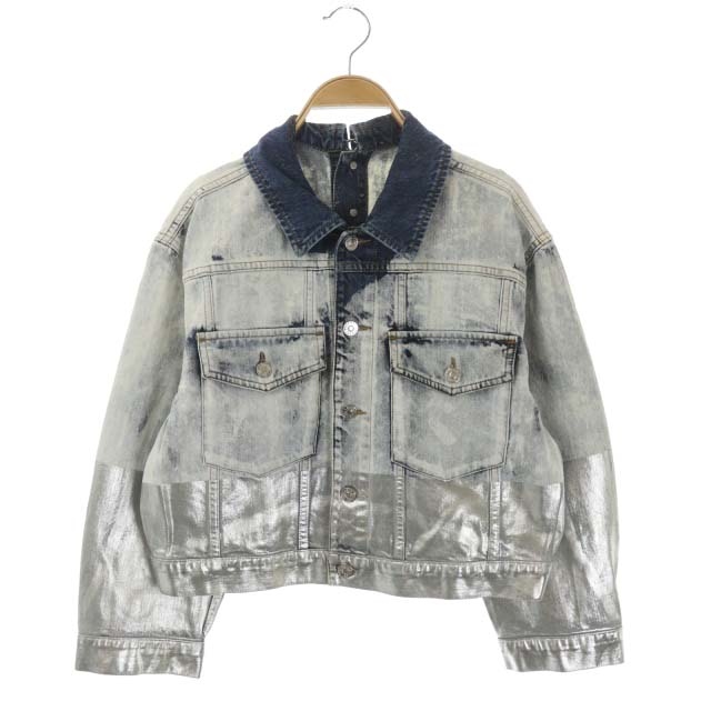 ディーゼル DIESEL シルバーコーティングヴィンテージブリーチ加工 
