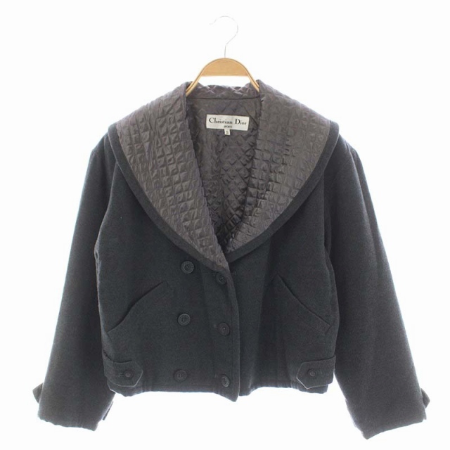 クリスチャンディオール Christian Dior ウール ショート丈 ダブル  