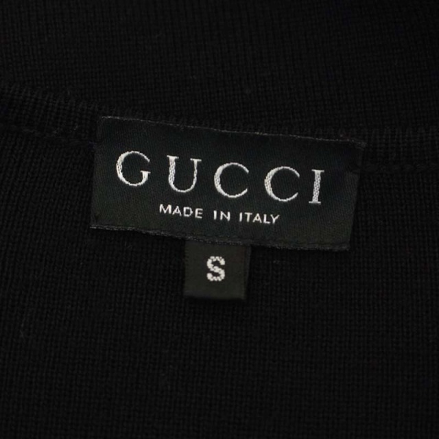 グッチ GUCCI カシミヤニットカーディガン 長袖 Vネック ウール シルク  