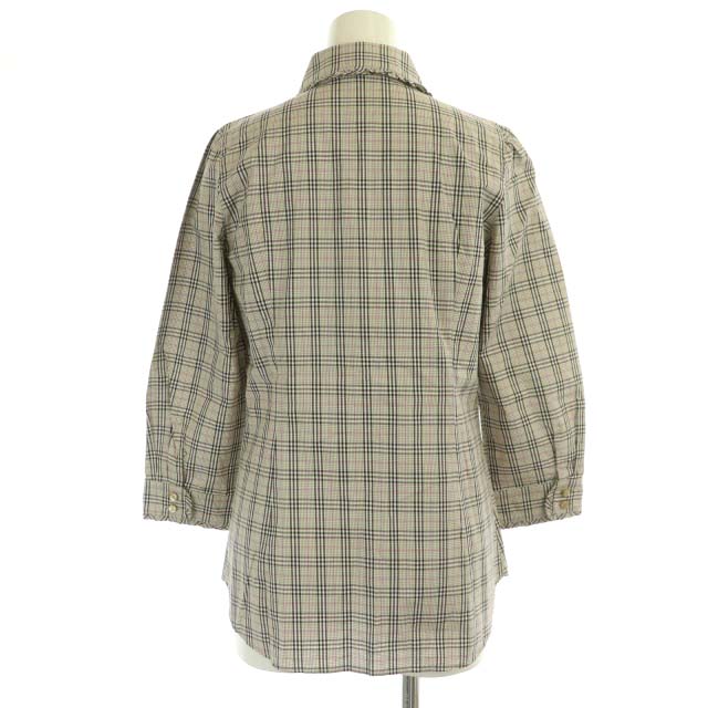 バーバリーブルーレーベル BURBERRY BLUE LABEL チェック柄シャツ 