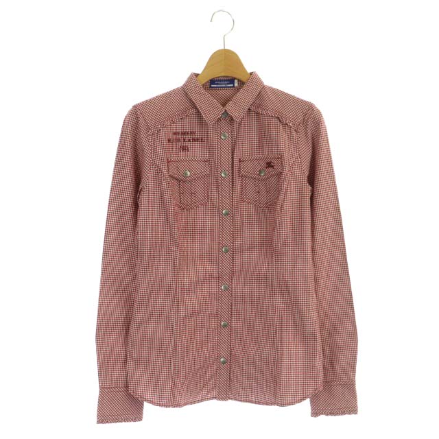 バーバリーブルーレーベル BURBERRY BLUE LABEL チェック柄シャツ 長袖 