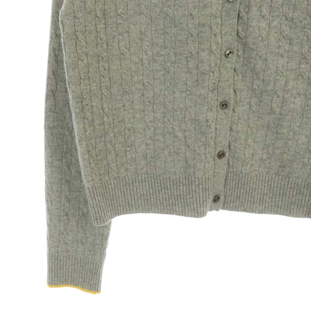 美品 BURBERRY BLUE LABEL ケーブル編み ニット カーディガン バーバリー ブルーレーベル ケーブル編み ニット カーディガン